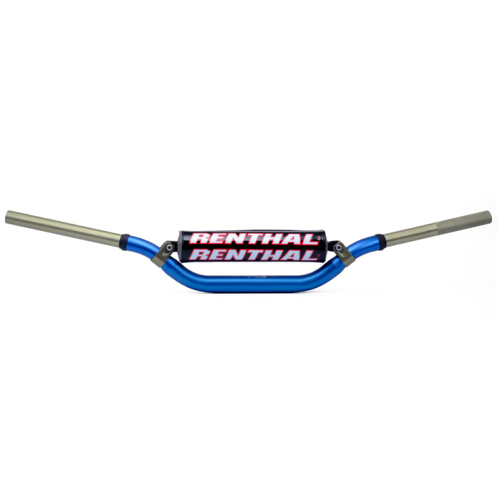 Handlebar Renthal 28.6 mm Twinwall bend Villopoto/Stewart blue