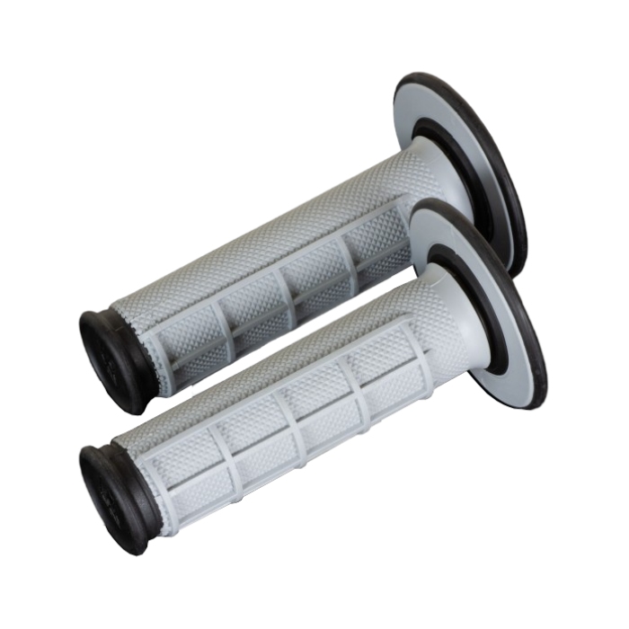 Pair of Grips Renthal Dual Half Waffle - black grey