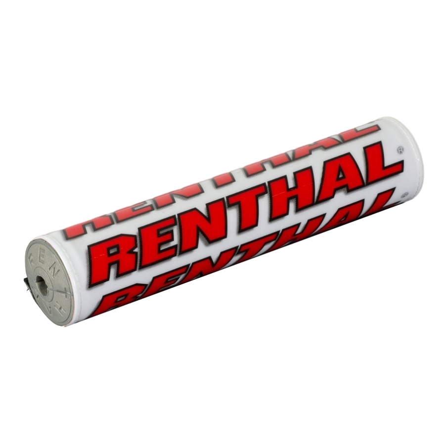 Handlebar pad Renthal white and red - Handlebar with crossbar