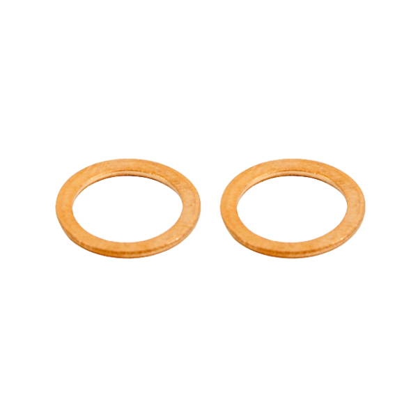 Pair of M10 copper washers for brake line Pair of M10 copper washers for brake line