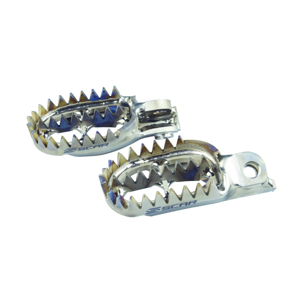 Footpegs titanium Scar Beta RR 200 (19) Gripper S5516