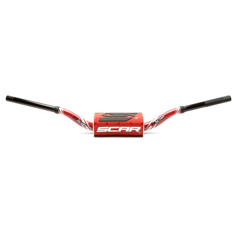 Handlebar Scar 28.6 mm O2 Graphic Colour bend RC red-red