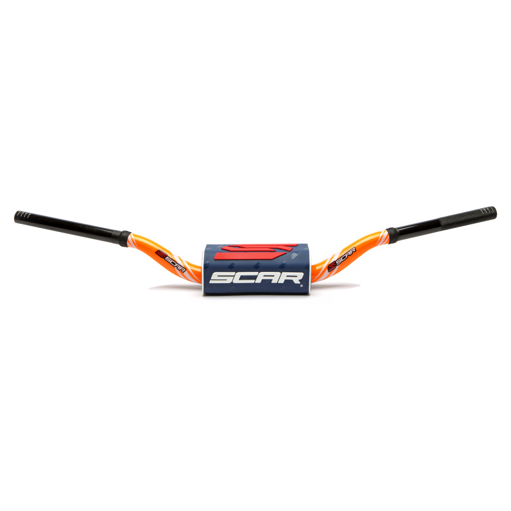 Handlebar Scar 28.6 mm O2 Graphic Colour bend McGrath KTM orange-blue
