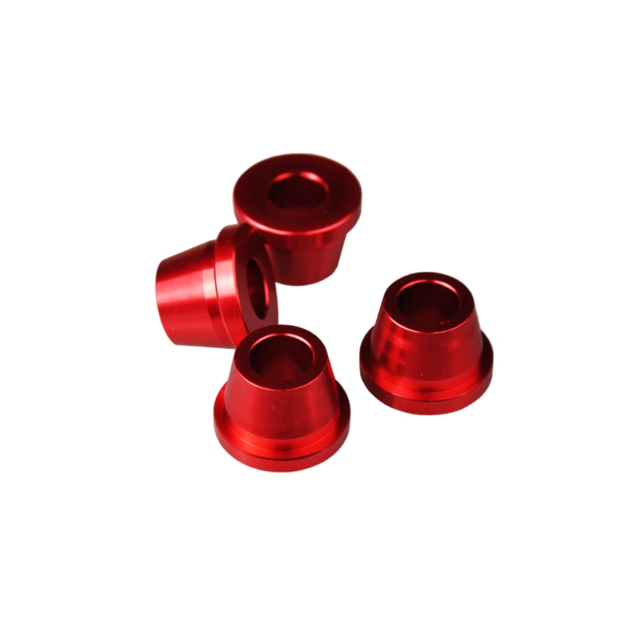 Rubber killers in ergal Honda CRF 450 R (02-25) red SCCRF