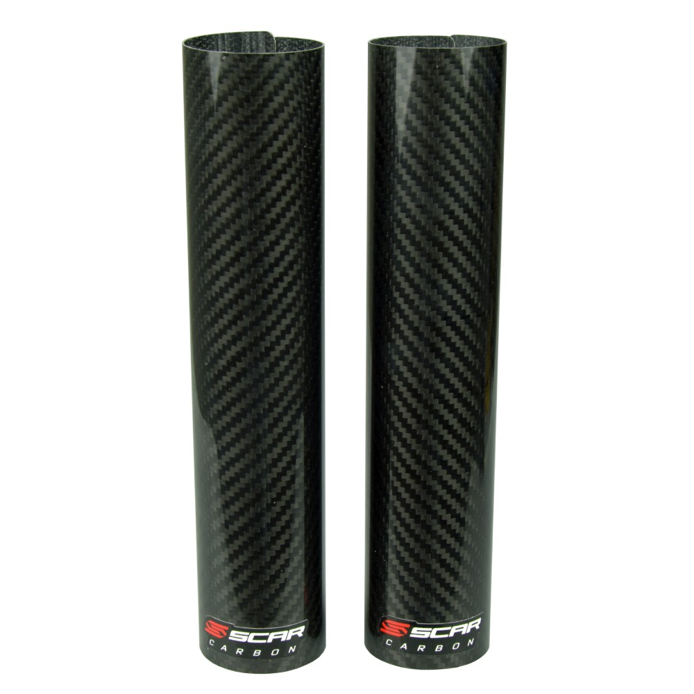 Pair of carbon lower fork guards 240x52 mm Scar Pair of carbon lower fork guards 240x52 mm Scar