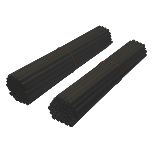 Set of 80 spoke covers black Set of 80 spoke covers black