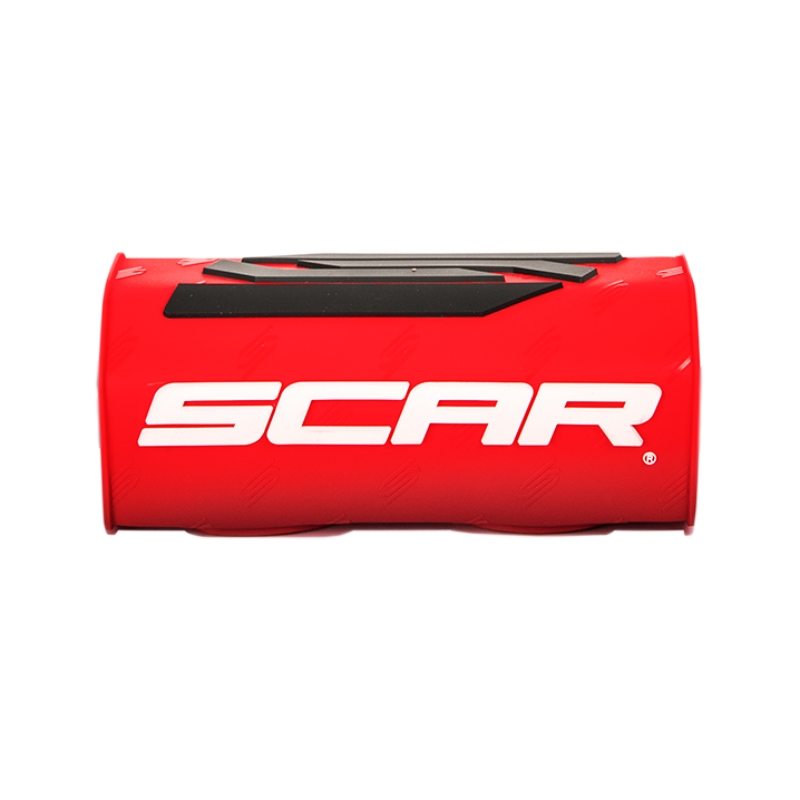 Handlebar pad Scar red and white - Handlebar without crossbar