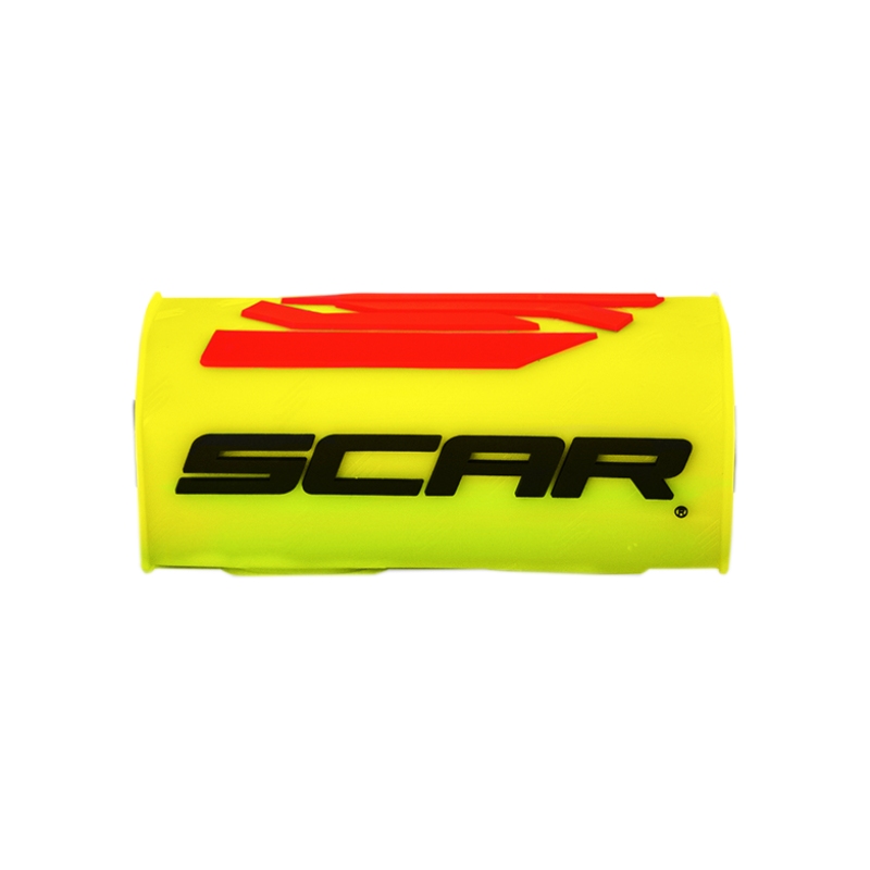 Handlebar pad Scar neon yellow and black - Handlebar without crossbar