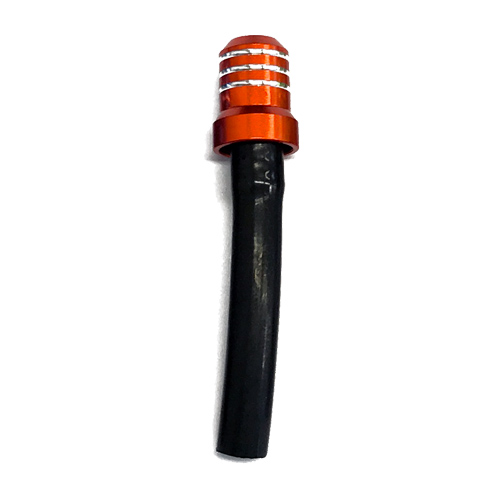 Fuel tank vent with short hose orange Fuel tank vent with short hose orange