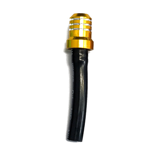 Fuel tank vent with short hose gold Fuel tank vent with short hose gold