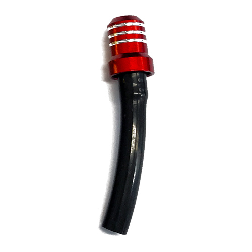 Fuel tank vent with short hose red Fuel tank vent with short hose red