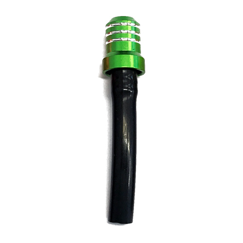 Fuel tank vent with short hose green Fuel tank vent with short hose green