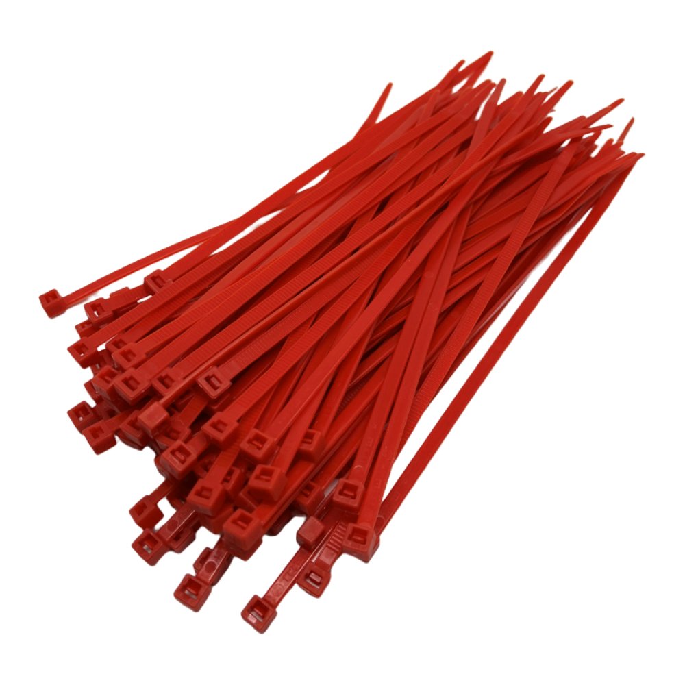 Nylon cable ties Artein 4,5 x 200 mm red Nylon cable ties Artein 4,5 x 200 mm red