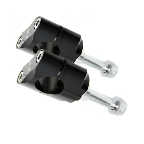 Handlebar mounts kit 28.6 mm low black - WRP